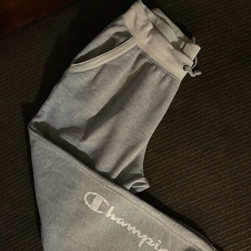 Women’s Large Light Grey Champion Joggers